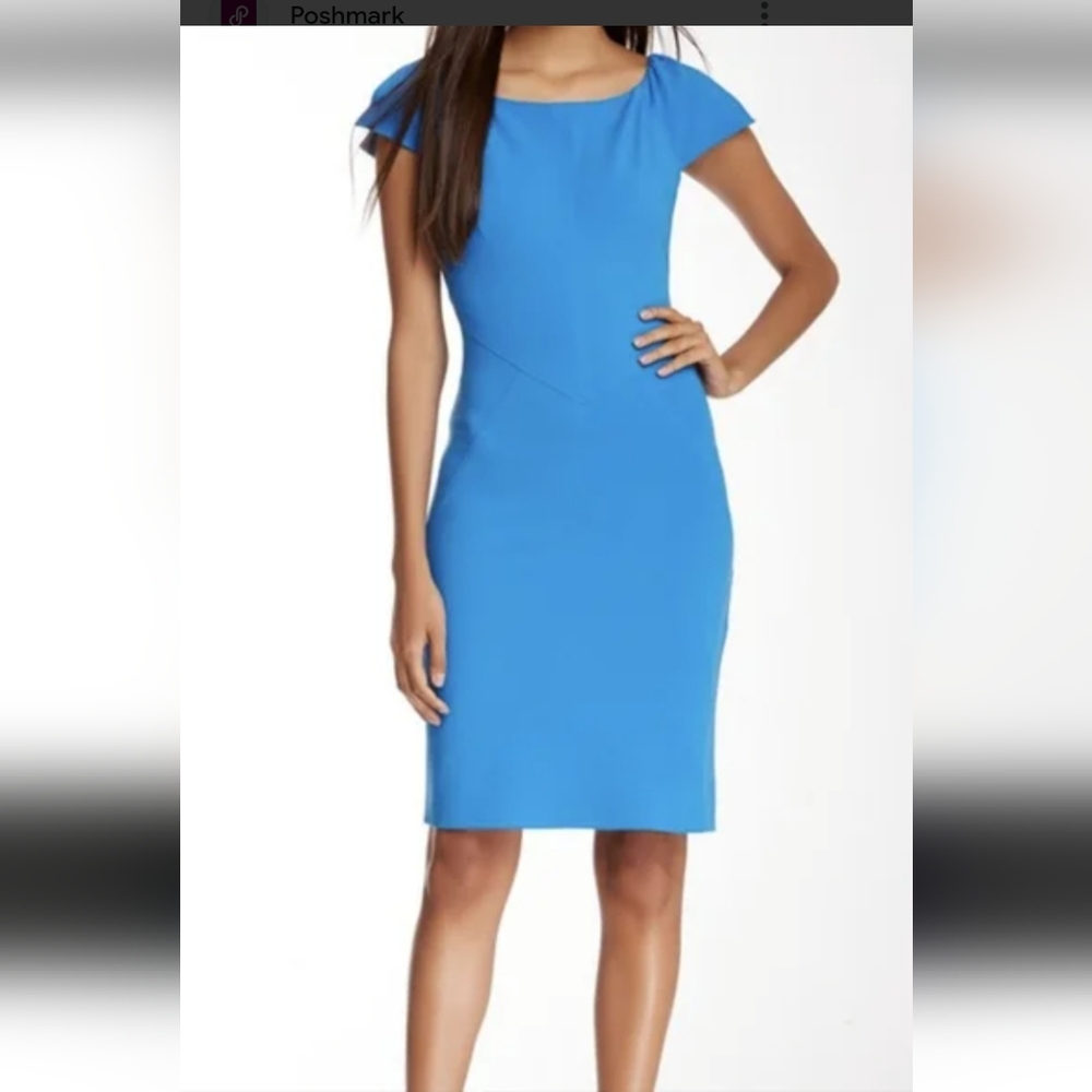 Diane Von Furstenberg Helen Dress Blue size 10-12
